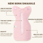 Swaddle Sleep Suit for Newborns, Arms-Up Position, Snug Fit Supports Natural Sleep Reflex, 0–6 Months