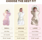 Swaddle Sleep Suit for Newborns, Arms-Up Position, Snug Fit Supports Natural Sleep Reflex, 0–6 Months