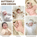 Swaddle Sleep Suit for Newborns, Arms-Up Position, Snug Fit Supports Natural Sleep Reflex, 0–6 Months